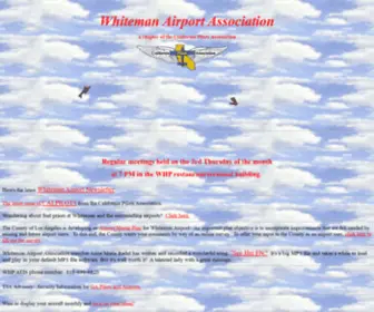 WHpsafety.org(Whiteman Airport Association) Screenshot