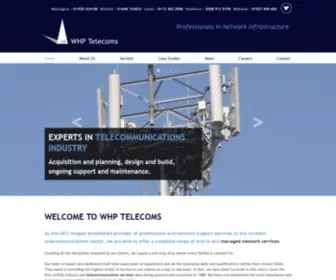 WHptelecoms.com(Managed Network & Telecommunication Services) Screenshot