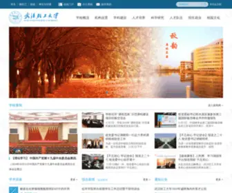Whpu.edu.cn(武汉轻工大学) Screenshot