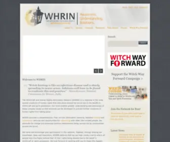 Whrin.org(The Witchcraft and Human Rights Information Network) Screenshot