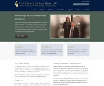 WHrlawfirm.com(The Reynolds Law Firm) Screenshot