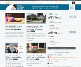 Whro.org(WHRO) Screenshot