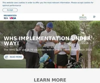 WHS.com(The World Handicap System) Screenshot