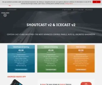 WHSH4U.com(SHOUTcast Hosting) Screenshot