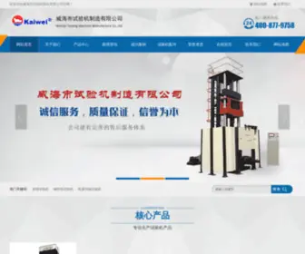 WHshiyanji.com(威海市试验机制造有限公司) Screenshot