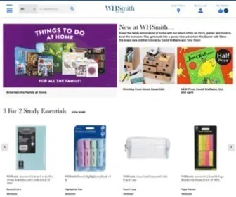 WHsmith.co.uk(Books, stationery, gifts and much more) Screenshot