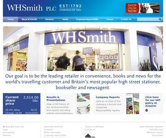 WHsmithplc.co.uk(WHSmith PLC) Screenshot