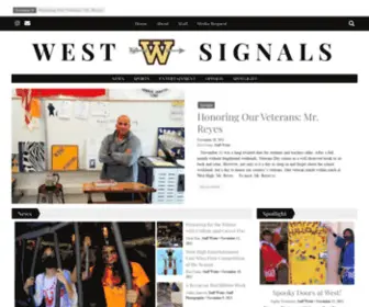 WHssignals.com(The School Newspaper of West High School) Screenshot