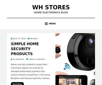 WHStores.info(Home Electronics Blog) Screenshot