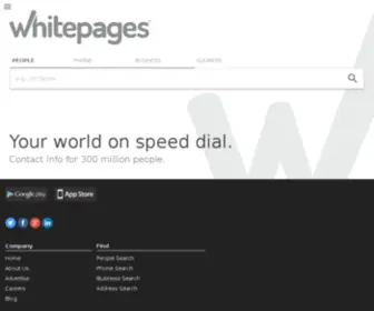 Whtepages.com(Whtepages) Screenshot