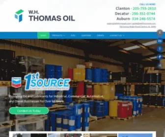 WHthomasoil.com(W H Thomas Oil in Alabama) Screenshot