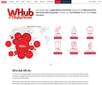 Whub.io(Hong Kong's Startup Community) Screenshot