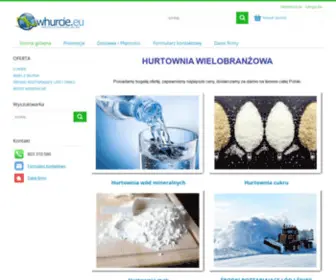 Whurcie.eu(środki roztapiające lód i śnieg) Screenshot
