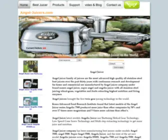 WHY-Juice.com(Angel Juicer Company) Screenshot