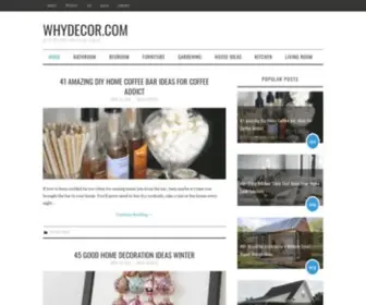 WHydecor.com(Best Decor for your House) Screenshot