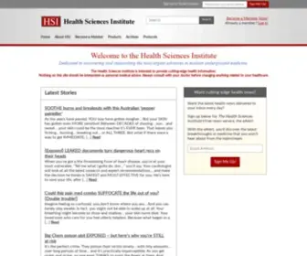 WHydoctorslie.com(Health Sciences Institute) Screenshot