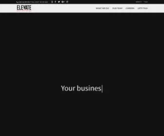 Whyelevate.com(Elevate Advertising) Screenshot