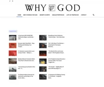 WHygodreallyexists.com(Why God) Screenshot