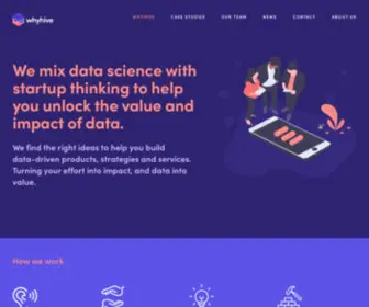 WHyhive.com(AI-Powered Data Analysis) Screenshot