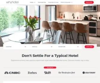 WHyhotel.com(Hotels across the U.S) Screenshot