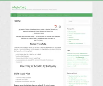 Whyileft.org(UPC) Screenshot