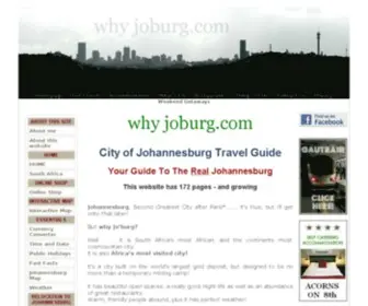 WHyjoburg.com(Guide to Johannesburg) Screenshot