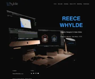 WHYlde.co.uk(Reece Whylde) Screenshot