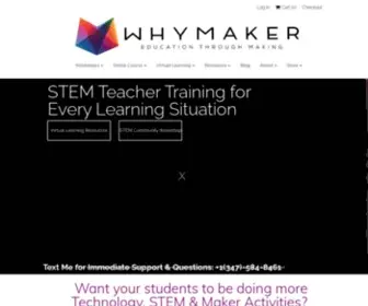 WHymaker.co(STEM Teacher Training) Screenshot