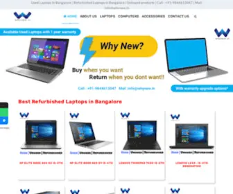 WHynew.in(Buy Used Laptops) Screenshot