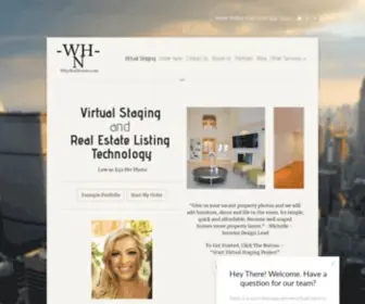 WHynothomes.com(Virtual Staging) Screenshot