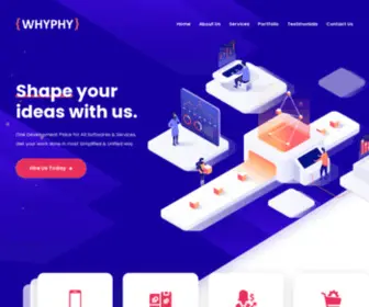 WHYPhyinfotech.com(Whyphy Infotech) Screenshot