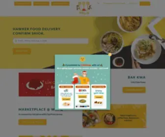 WHYQ.sg(Hawker food delivery) Screenshot