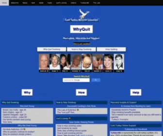 WHyquit.com(Nicotine Dependency Recovery) Screenshot