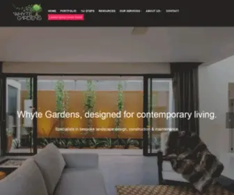 WHytegardens.com.au(Bespoke Landscape Design) Screenshot