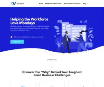 WHYzze.com(Start, Grow, & Scale Your Business Wisely) Screenshot