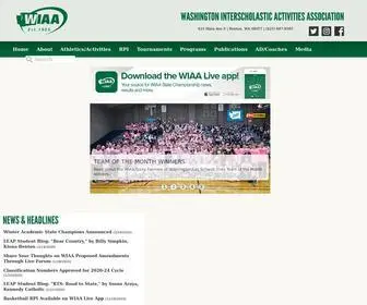 Wiaa.com(Washington Interscholastic Activities Association (WA)) Screenshot