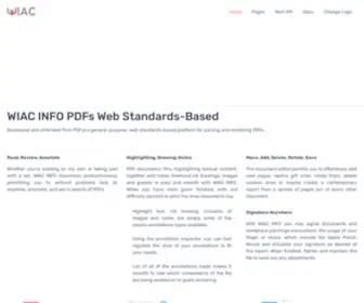 Wiac.info(WIAC INFO PDFs Web Standards) Screenshot