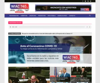 Wiac740.com(WIAC 740 AM) Screenshot