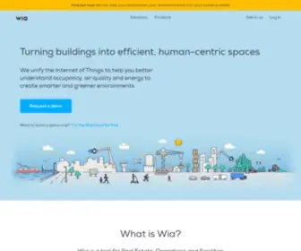 Wia.io(Intelligent occupancy management from Wia) Screenshot