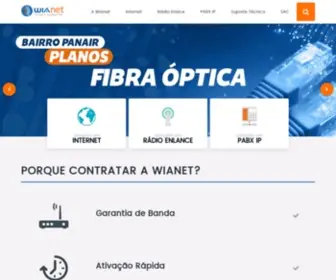 Wianet.com.br(Internet de ultravelocidade para residências e empresas) Screenshot