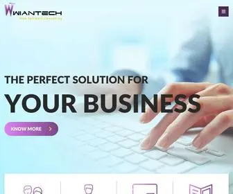 Wiantech.com(Wian Tech Pvt. Ltd) Screenshot