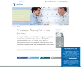 Wibas.com(Agile Organization in a Digital Age) Screenshot