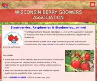 Wiberries.org(Wisconsin Berry Growers Associations & Vegetable Growers Associations) Screenshot