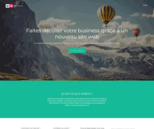 Wibido.com(Premier constructeur de site Web au Maroc) Screenshot