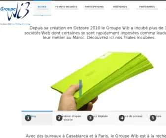 Wib.me(Premier Incubateur Web au Maroc) Screenshot