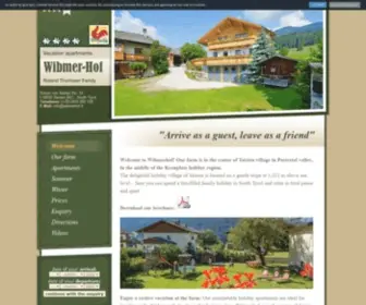 Wibmerhof.it(Urlaub) Screenshot