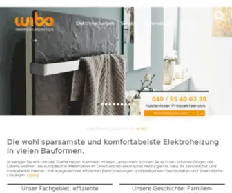 Wibo.com(Heizen mit Strom) Screenshot