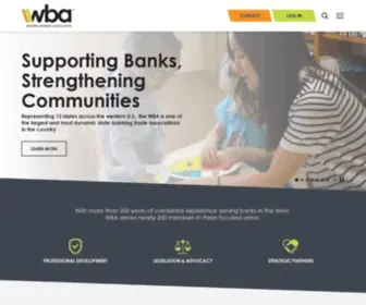 Wib.org(Western Bankers Association) Screenshot