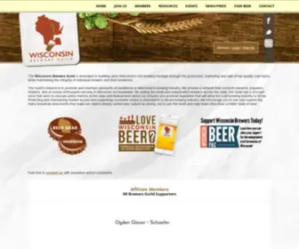 Wibrewersguild.com(The Wisconsin Brewers Guild) Screenshot