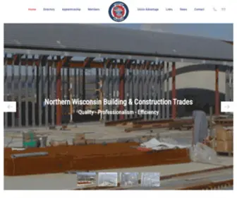 Wibuildingtrades.com(Greenlee Law Office) Screenshot